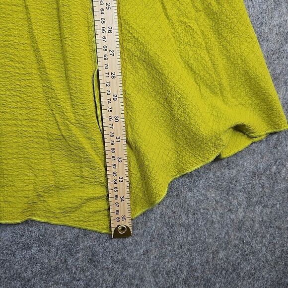 Soft Surroundings Lime Green Cowl Neck Pullover 3/4 Sleeve Light Top Tunic 3X - Picture 8 of 9